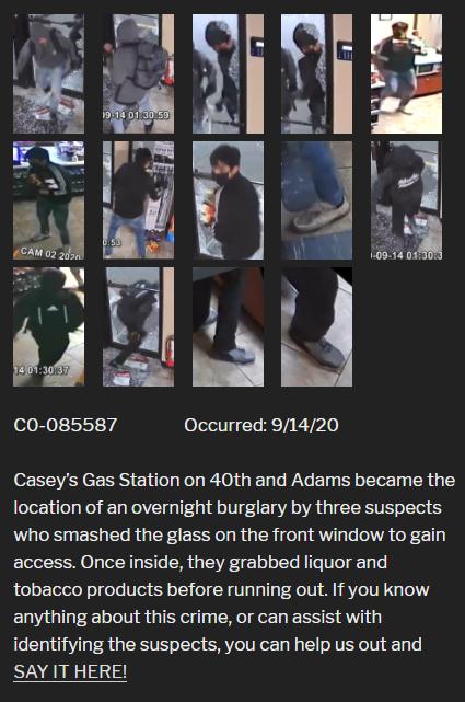 Smashing glass